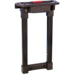 Adam hall hardware 34731 - poign�e t�lescopique encastrable 2 barres longueur 395 - 870 mm - accessoires ...