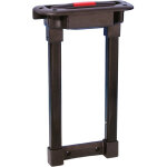 Adam hall hardware 34731 - poign�e t�lescopique encastrable 2 barres longueur 395 - 870 mm - accessoires ...