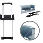 Adam hall hardware 3476023 - poign�e t�lescopique encastrable 1 barre, cuvette zinc avec passage - accessoires ...