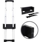 Adam hall hardware 3476041 - poign�e t�lescopique encastrable 3 barres, cuvette noire avec - accessoires ...