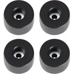 Adam hall hardware 4911 m4 ah - lot de 4 pied caoutchouc 38 x 25 mm en sachet - pieds en caoutchouc