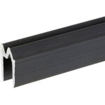 Adam hall hardware 6103 blk - profil� hybride d'embo�tement aluminium noir pour mat�riau 9, 5 mm - profil�s ...