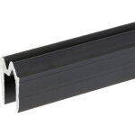 Adam hall hardware 6103 blk - profil hybride d'embotement aluminium noir pour matriau 9, 5 mm - profils ...