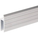 Adam hall hardware 6126 - profil� en h en aluminium pour portes � cr�maill�re de 7 mm - profil�s en aluminium ...
