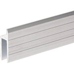 Adam hall hardware 6126 - profil en h en aluminium pour portes  crmaillre de 7 mm - profils en aluminium ...