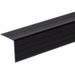 Adam hall hardware 6605 - profil cornire plastique noir 30 x 30 mm - profils en aluminium