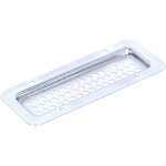 Adam hall hardware 8794 - petit bac de ventilation rectangulaire - accessoires construction de malles ...