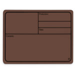 Adam hall hardware 88001 m brown - plaque signalétique plastique, magnétique 177 x127 mm, marron - accessoires ... Adam hall hardware 88001 m brown - plaque signalétique plastique, magnétique 177 x127 mm, marron - accessoires ...