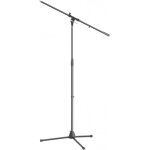 Adam hall stands s 5 b - pied micro avec perchette - pieds de microphone