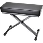 Adam hall stands skt 17 - banquette clavier pliable  rembourrage ultra - pais - porte - instruments ...