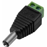Adaptateur eurolite fiche creuse terminal  vis mle