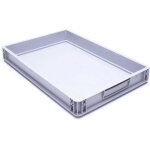 Admiral staging admiral caisse en plastique 60x 40x 7, 5cm gris - malles