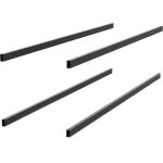 Admiral staging profils de longueur admiral l160, lot de 4 - rack  roulettes et amoires en acier