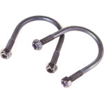 Admiral staging admiral set of 2 support de grillage 51x75mm avec m8 noir - colliers, crochets et fixations ...