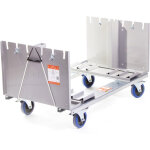 Admiral staging admiral stage deck dolly 1 mtr assembled 4x castor brake - chariot à roulettes Admiral staging admiral stage deck dolly 1 mtr assembled 4x castor brake - chariot à roulettes