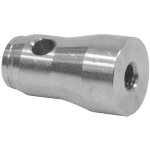 Alutruss quadlock demi - coupleur conique avec filetage - quadlock structures alu 4 points Alutruss quadlock demi - coupleur conique avec filetage - quadlock structures alu 4 points