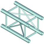 Alutruss towertruss tqtr - 500 poutre transversale � 4 voies - towertruss structures alu 4 points