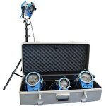 Arri arri 300 / 650 fresnel combo lighting kit avec roues et schuko - arri arri s�rie