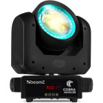 Beamz cobra wash100 led moving head cw / ww avec anneau led - moving head washer