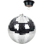Beamz mb30m mirror ball 30cm avec moteur - kits complets de boule à facettes Beamz mb30m mirror ball 30cm avec moteur - kits complets de boule à facettes