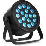 Beamz slimpar45 18x 3w 3 - in - 1 rgb leds dmx - projecteurs par led