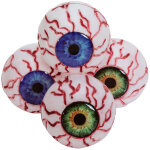 Boules d'yeux europalms pour halloween, 5cm , 4x - dcoration halloween