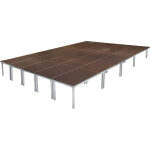 Bullstage ensemble de plate - forme de scne de toit de selle sr06 600x300x40 cm - ensembles de plateformes ...