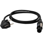 Câble d'alimentation dap - audio neutrik powercon vers schuko 3x 1, 5 mm² 1, 5 m - câbles powercon Câble d'alimentation dap - audio neutrik powercon vers schuko 3x 1, 5 mm² 1, 5 m - câbles powercon