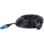 Cble d'alimentation dap - audio neutrik powercon vers schuko 3x1, 5 mm 20 m - cbles powercon