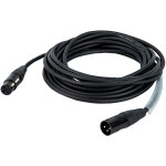 C�ble micro / ligne dap - audio flr01 xlr m / f s�rie rean rc3, 10 m - plaqu� argent - c�bles xlr 3 pol ...