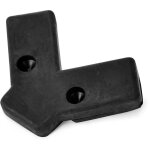 Bullstage capuchon en plastique noir pour le rcepteur d'angle - accessoires pour podiums