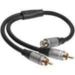 Celexon 2x cinch vers cinch m / f adaptateur audio 0, 25m - professional line - c�bles audio rca