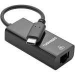 Celexon adaptateur usb - c vers ethernet m / f, noir - c�bles cat5e / cat6