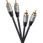Celexon c�ble audio st�r�o 2x cinch 10, 0m - professional line - c�bles audio rca