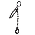 Chaîne de levage riggatec 6 mm noire grade 8 - longueur : 3, 0 m - 1 t - chaînes d'élingage Chaîne de levage riggatec 6 mm noire grade 8 - longueur : 3, 0 m - 1 t - chaînes d'élingage