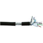 Dap - audio digi - quad - dmx dmx quad cble numrique  4 broches - 100 m sur bobine - noir - cbles ...