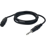Dap - audio fl02 - xlr / f 3p asym�trique vers jack mono 1, 5 m - c�bles adaptateurs