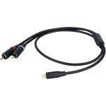Dap - audio fl100 - lightning vers 2 rca mle 1, 5 m - cble rca