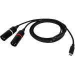 Dap - audio fl115 - c�ble usb - c vers 2 connecteurs xlr / m 3 broches � isolation galvanique, 0, 75 ...