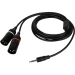 Dap - audio fl120 - mini - jack st�r�o m�le vers 2 xlr / m 3p, 3 m (300 cm) - c�bles adaptateurs
