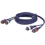 Dap - audio fl24 - 2 rca m�le l / r vers 2 rca m�le l / r 0, 75 m - c�ble rca