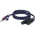 Dap - audio fl43 - 2 prises jack mono l / r asymétriques vers 2 xlr / f 3p 1, 5 m - câbles adaptateurs ... Dap - audio fl43 - 2 prises jack mono l / r asymétriques vers 2 xlr / f 3p 1, 5 m - câbles adaptateurs ...