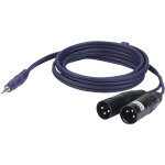 Dap - audio fl46 - mini - jack stéréo vers 2 xlr / m 3p 3 m - câbles adaptateurs Dap - audio fl46 - mini - jack stéréo vers 2 xlr / m 3p 3 m - câbles adaptateurs