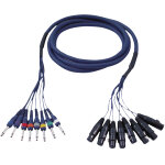 Dap - audio fl61 - 8 xlr / f 3p vers 8 jack mono 6 m - cbles adaptateurs