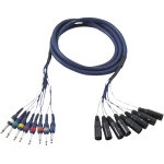 Dap - audio fl62 - 8 xlr / m 3p vers 8 jack mono 6 m - c�bles adaptateurs