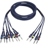 Dap - audio fl69 - 8 prises jack mono vers 4 prises jack st�r�o, 3 m - c�ble � prise jack