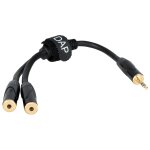 Dap - audio fla5 ? mini - jack stéréo mâle vers 2 mini - jack stéréo femelles 0, 3 m, noir - câbles adaptateur ... Dap - audio fla5 ? mini - jack stéréo mâle vers 2 mini - jack stéréo femelles 0, 3 m, noir - câbles adaptateur ...
