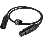 Dap - audio flx01 - bal. xlr / m 3 broches vers xlr / f 3 broches type x, 0, 75 m - c�bles xlr 3 pol