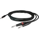 Dap - audio flx31 - stereo mini - jack to 2 mono jack l / r corps de jack renfoncé, 1, 5 m - câble à ... Dap - audio flx31 - stereo mini - jack to 2 mono jack l / r corps de jack renfoncé, 1, 5 m - câble à ...