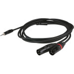 Dap - audio flx46 - mini - jack stéréo vers 2 xlr / m 3p 3 m - corps de jack encastré - câbles adaptateurs ... Dap - audio flx46 - mini - jack stéréo vers 2 xlr / m 3p 3 m - corps de jack encastré - câbles adaptateurs ...